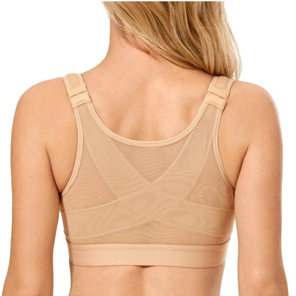 DELIMIRA Wmns |40B| Front Close Posture Wireless Back Support Full Coverage Bra - Picture 2 of 12